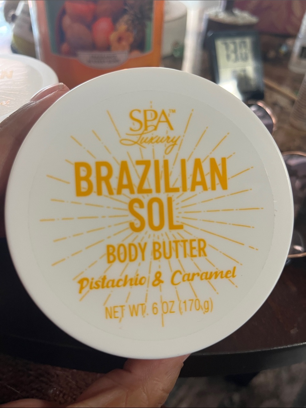 Brazilian Sol Pistachio & Caramel Body Butter — Orange (Set of 2) - Picture 2 of 3